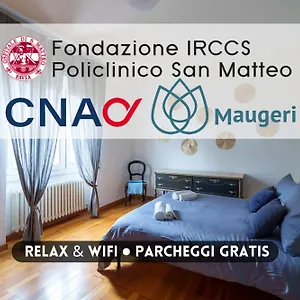  Appartamento Ospedali E Universita - Policlinico San Matteo A 300m - Parcheggio Gratis